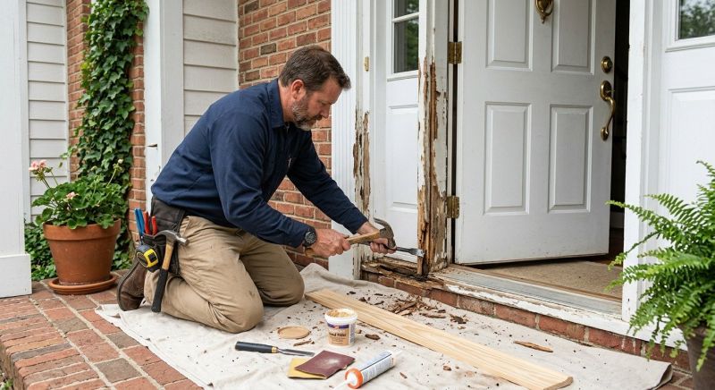 Exterior Door Trim Replacement